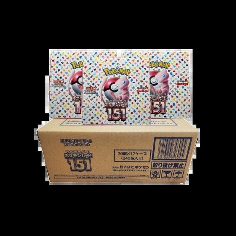 Sealed Case Japanese 151 Booster Box