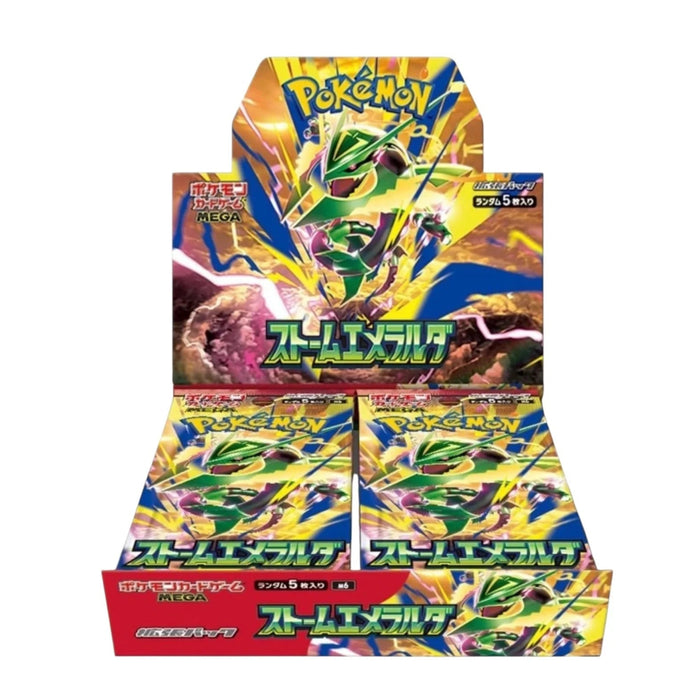 Pokémon TCG: MEGA Storm Emeralda Booster Box M6 - Japanese